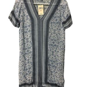 NWT LUCKY BRAND Blue Patterned Women's Top